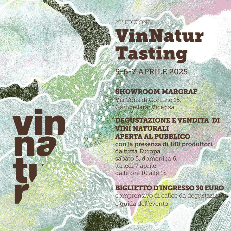 Vin Natur Tasting 5-6-7 Aprile 2025
